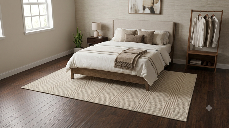 5' x 7' Color Cream Area Rug