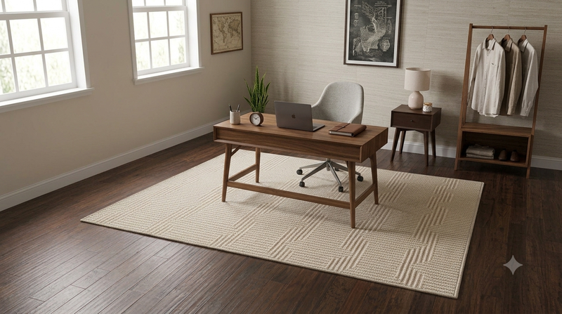 5' x 7' Color Cream Area Rug
