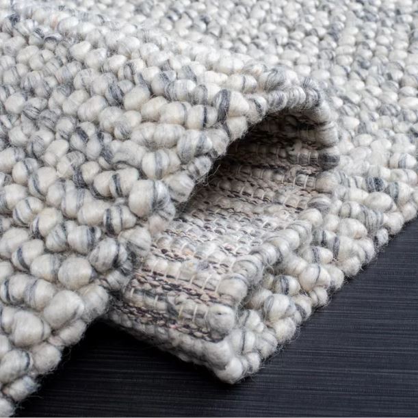 8'x10' Light Grey/Ivory - Natura Hand Woven Indoor Area Rug By Safavieh