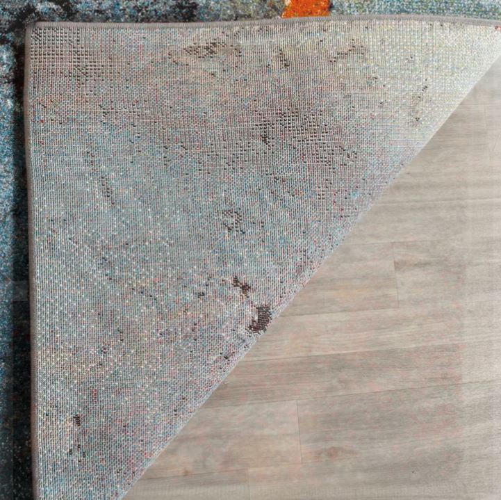 Size 10'x10' Square Blue/Multi Glacier Power Loomed Indoor Area Rug - Safavieh