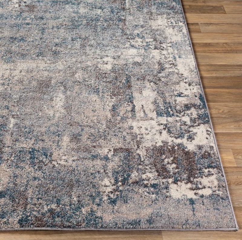 7'10" x 10'3" Blue/Brown/Cream/Gray Kohut Abstract Indoor Rug