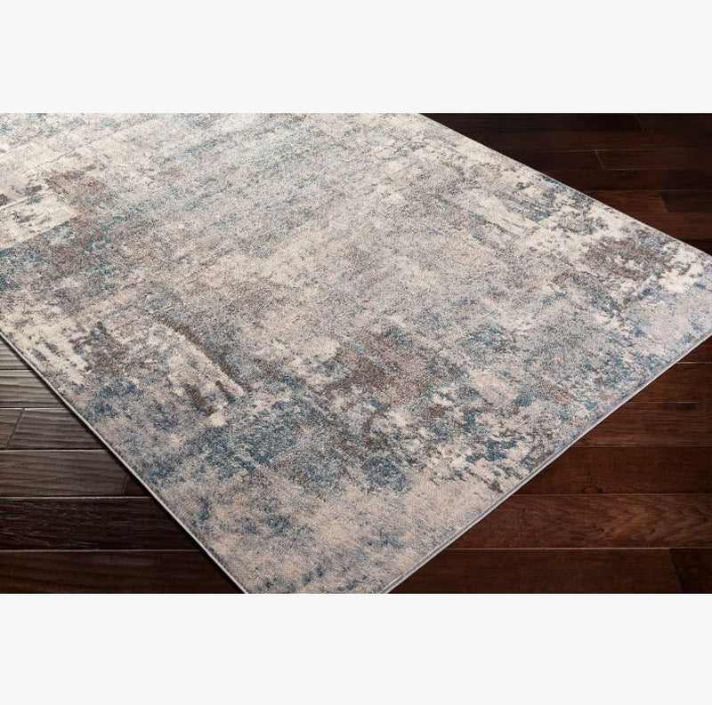 7'10" x 10'3" Blue/Brown/Cream/Gray Kohut Abstract Indoor Rug