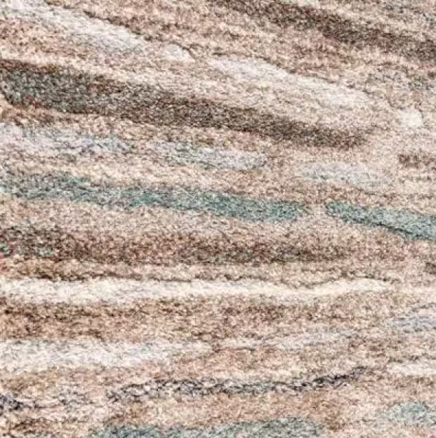 Shoreline Multi 8 ft. x 10 ft. Striped Area Rug and Deluxe 8 ft. x 10 ft. Rug Gripper Pad Combo