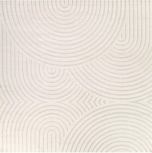 7 ft. x 7 ft. Square Cream Abstract Square Area Rug By Caserio