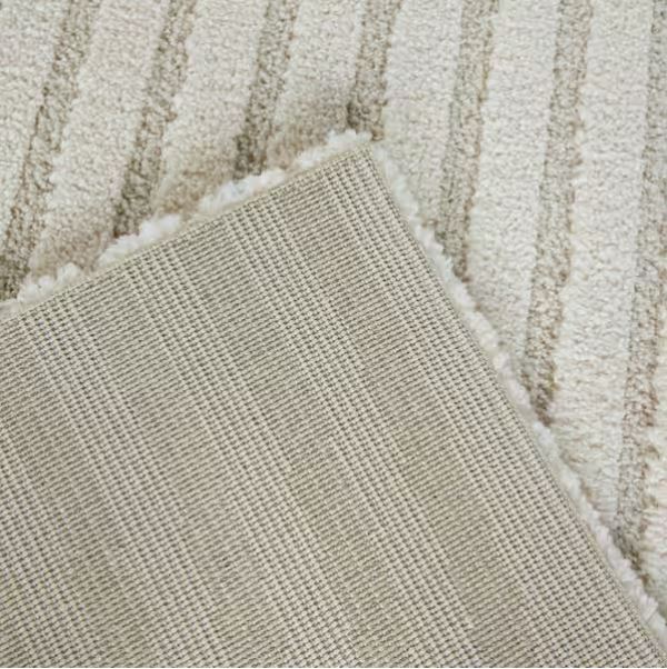 7 ft. x 7 ft. Square Cream Abstract Square Area Rug By Caserio