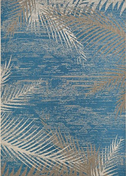 5' x 7' Blue Monaco Ocean Couristan Area Rug