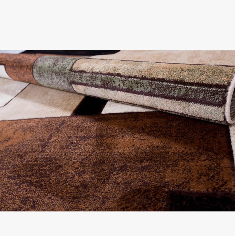 7'10" x 10'6" Amalyn Performance Geometric Indoor Rug