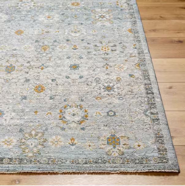 Rosamond Gray/Blue 7.83 ft. x 10.25 ft. Area Rug
