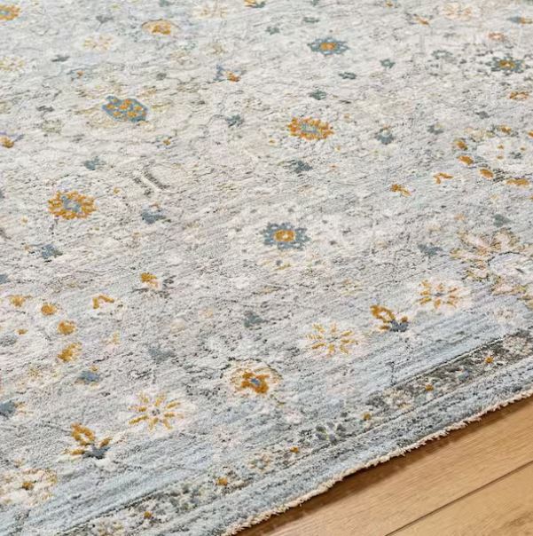 Rosamond Gray/Blue 7.83 ft. x 10.25 ft. Area Rug