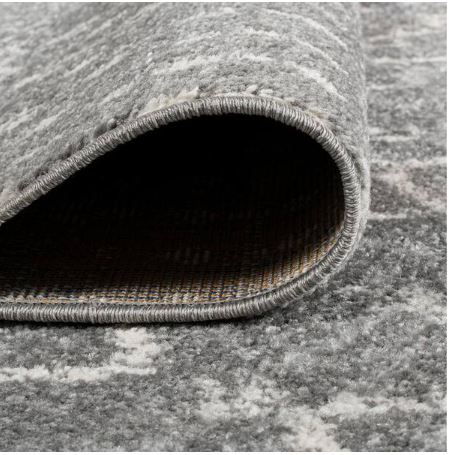 Moroccan HYPE Boho Vintage Diamond Gray/Ivory 12 ft. x 15 ft. Area Rug