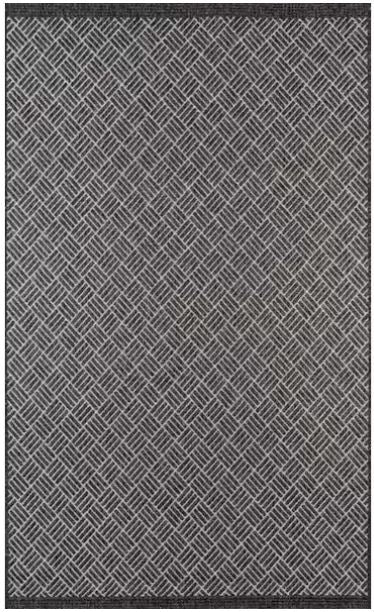 Como Charcoal 9 ft. 10 in. X 13 ft. 2 in. Indoor/Outdoor Area Rug