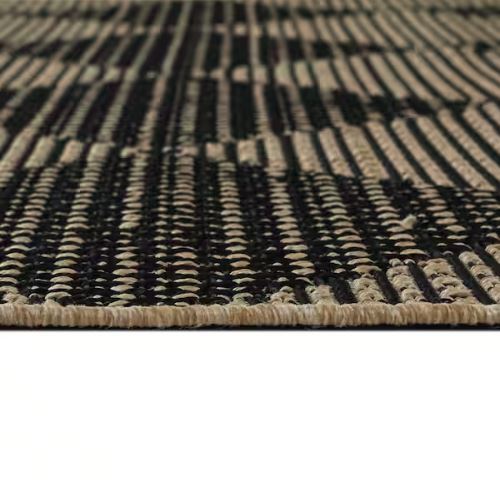 Chasewood Dark Brown 8 ft. x 10 ft. Geometric Indoor/Outdoor Area Rug