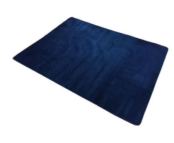 Euro Navy 3 ft. x 5 ft. Area Rug