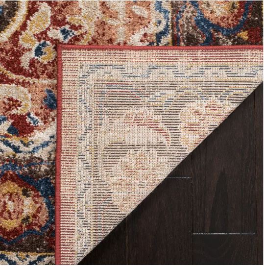 Bijar BIJ648 Power Loomed Indoor Area Rug - Brown/Rust - 5'3"x7'6" - Safavieh