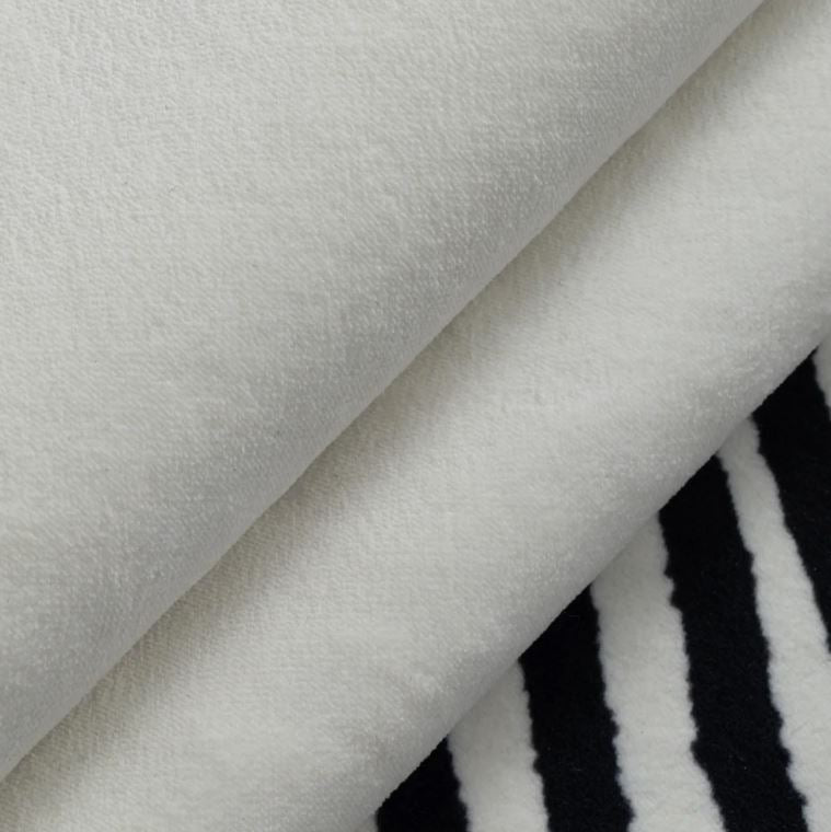 9x12 Modern Abstract Stripes Machine Washable Area Rug in Black & White