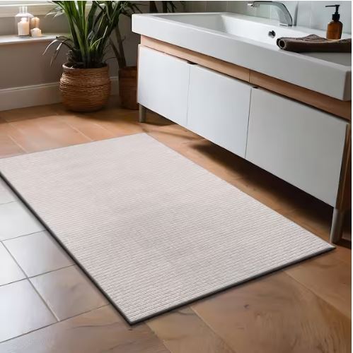 Royal Bone 2 ft. x 3 ft. Solid Indoor Area Rug