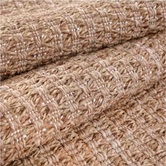 Natural 2 ft. x 3 ft. Wooly Easy Jute Washable Indoor Outdoor Area Rug