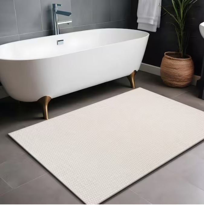 Wooly Bone 2 ft. x 3 ft. Solid Indoor Area Rug