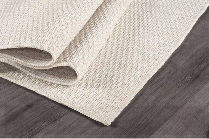 Wooly Bone 2 ft. x 3 ft. Solid Indoor Area Rug