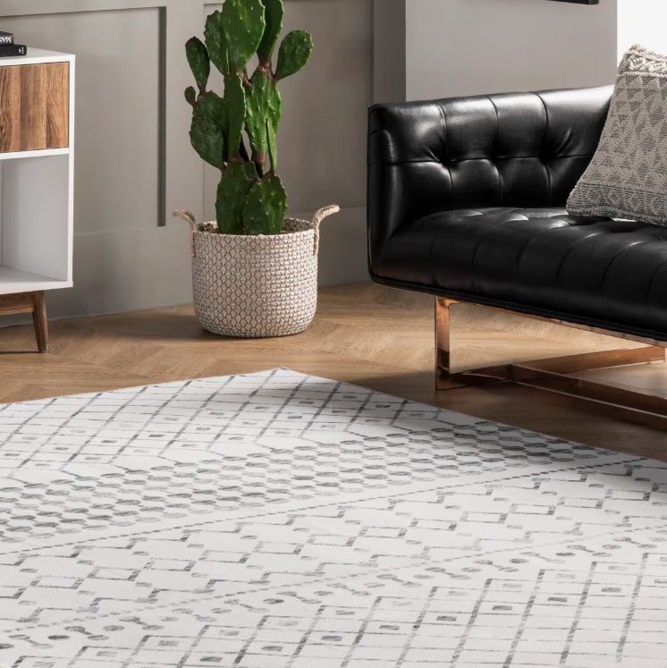 5x8 Moroccan Blythe SpinClean Machine Washable Area Rug