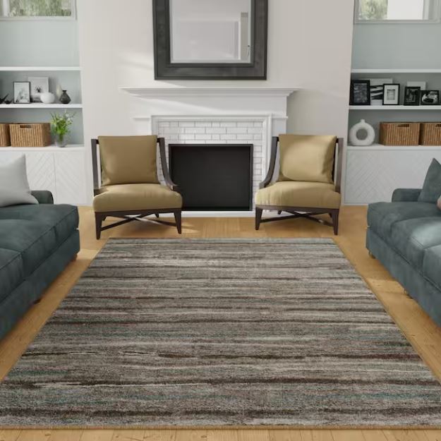 Shoreline Multi 2 ft. x 7 ft. Striped Runner Rug