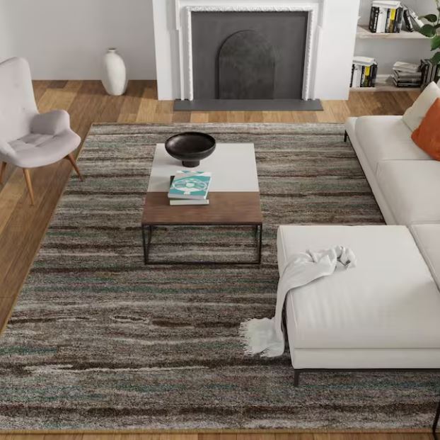 Shoreline Multi 2 ft. x 7 ft. Striped Runner Rug