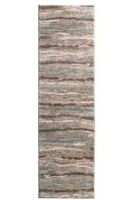 Shoreline Multi 2 ft. x 7 ft. Striped Runner Rug
