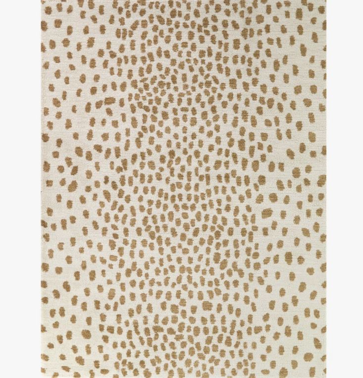 7'10" x 10 Pollux Rust Global Glam Animal Print Area Rug