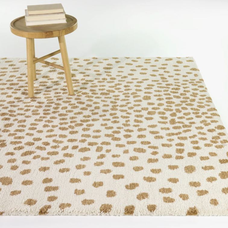 7'10" x 10 Pollux Rust Global Glam Animal Print Area Rug