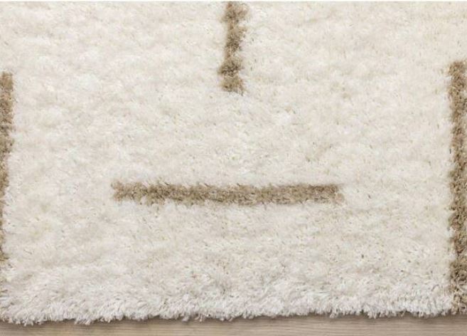 Marakai Collections 8 ft. x 11 ft. Beige Stripes, Tonal/Solid Indoor Area Rug