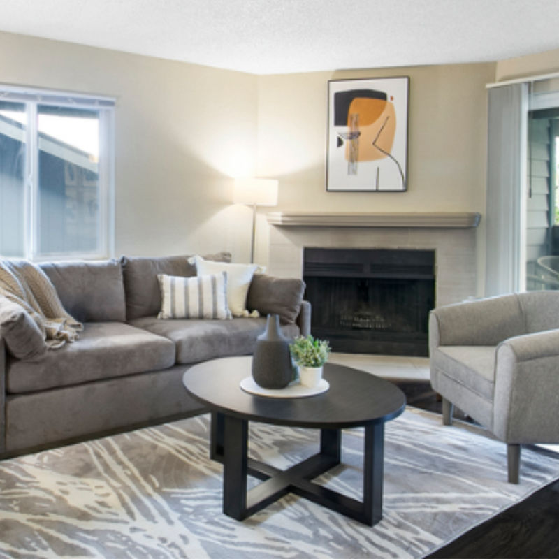 8'x10' Large Grey & White Ultra Soft Micro Shag Area Rug