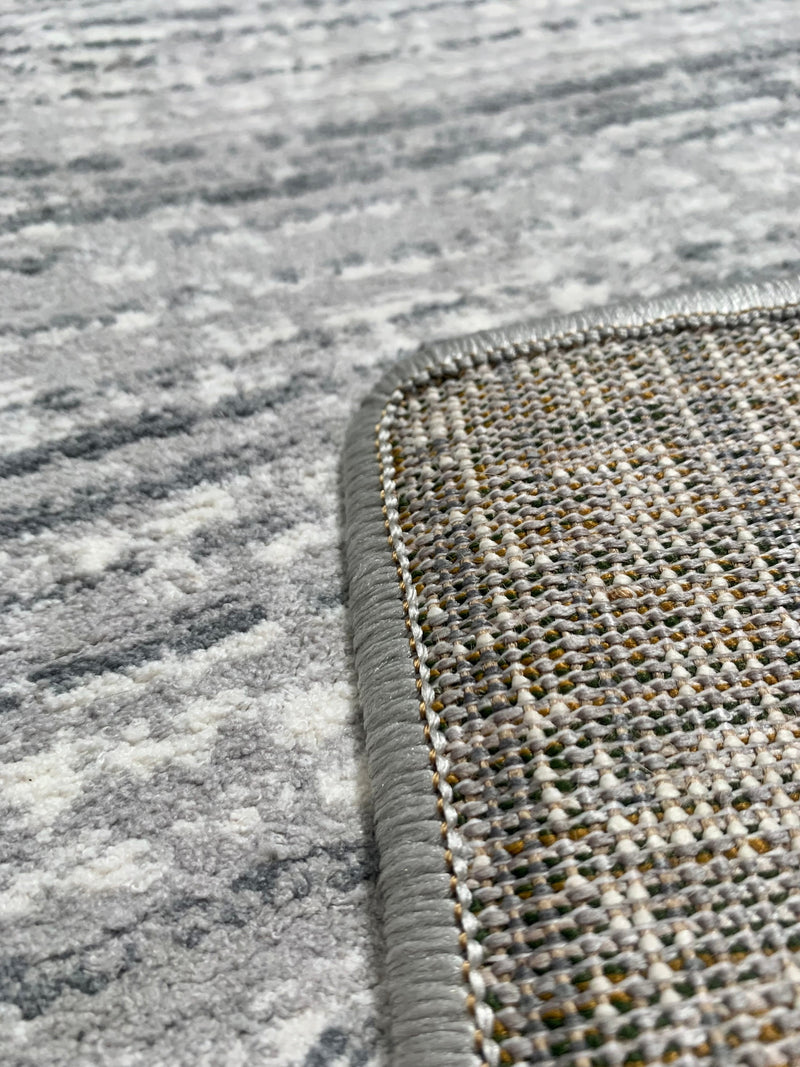 8'x10' Large Grey Ultra Soft Elegant Transitional Mico Shag Area Rug