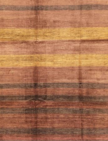 2x5 Runner Orange Machine Washable Abstract Rug