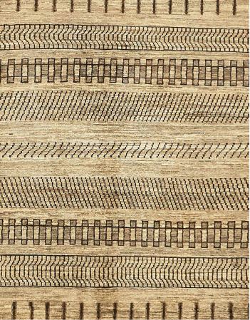 2x3 Runner Brown Gold Machine Washable Abstract Rug