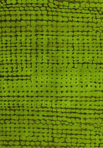 Runner 2x3 Green Abstract Modern Rug