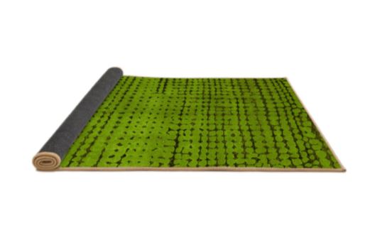 Runner 2x3 Green Abstract Modern Rug