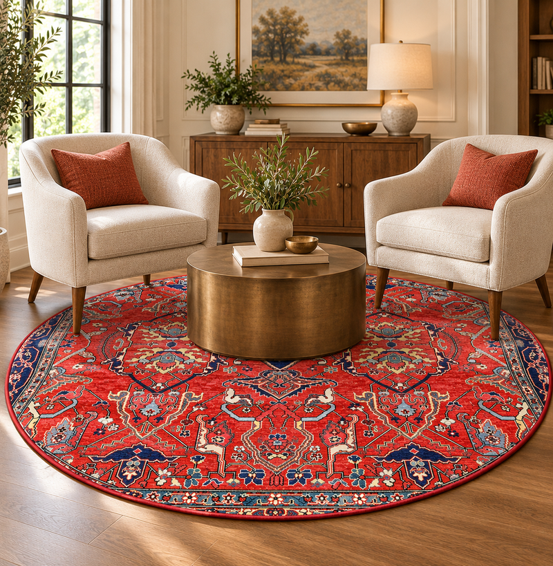 7' Round Area Rug