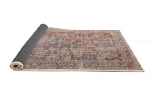 Runner 2x4 Orange Salmon Pink Contemporary Modern Rug