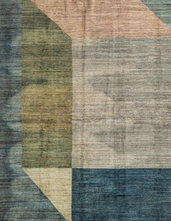 5x7 Gray Abstract Modern Area Rug