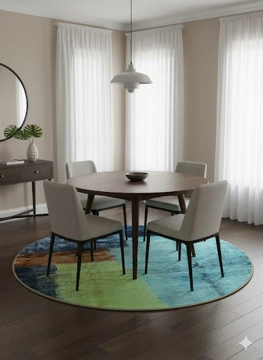 5ft Round Area Rug