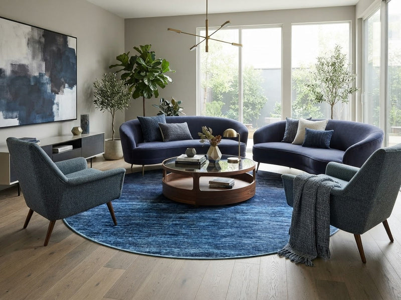 8' Round Area Rug