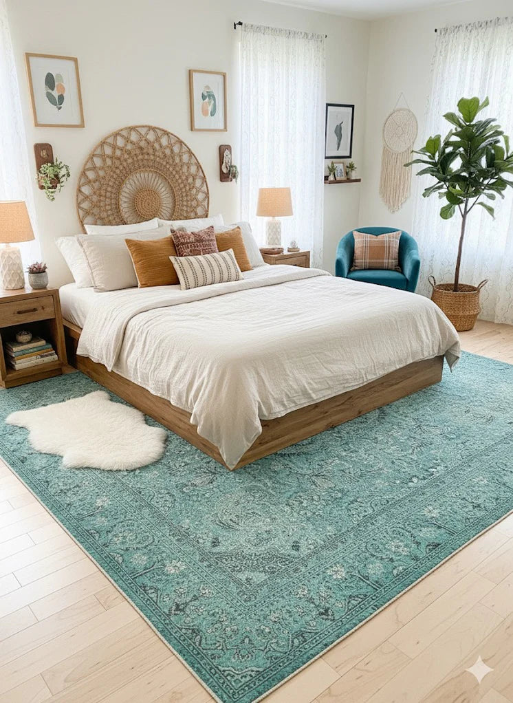 8' x 12' Washable Area Rug