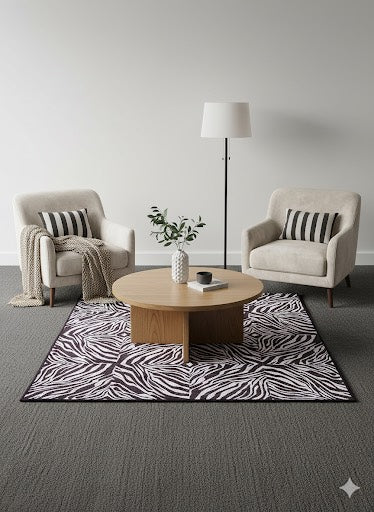 5' x 5' Square Area Rug