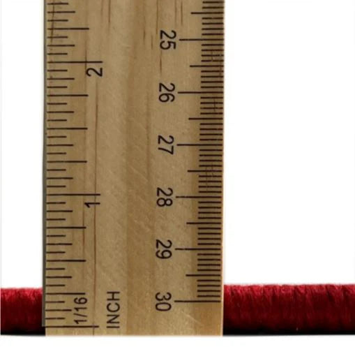 5x7 Cranberry Red Patterned Rug