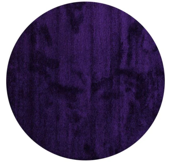 Round 8ft Purple Abstract Contemporary Rug