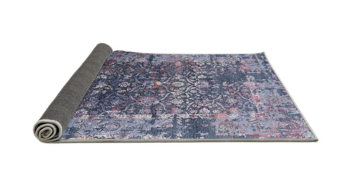 5x8 Dark Gold Brown Abstract Oriental Area Rug