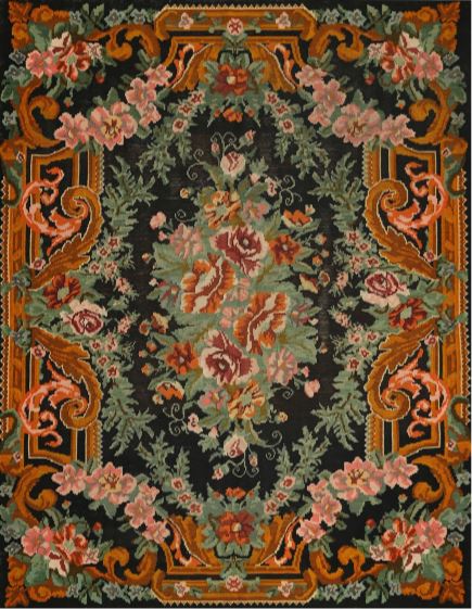 5' x 7' Red Traditional Medallion Area Rugs