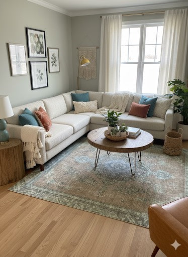 8'x8' Square Area Rug