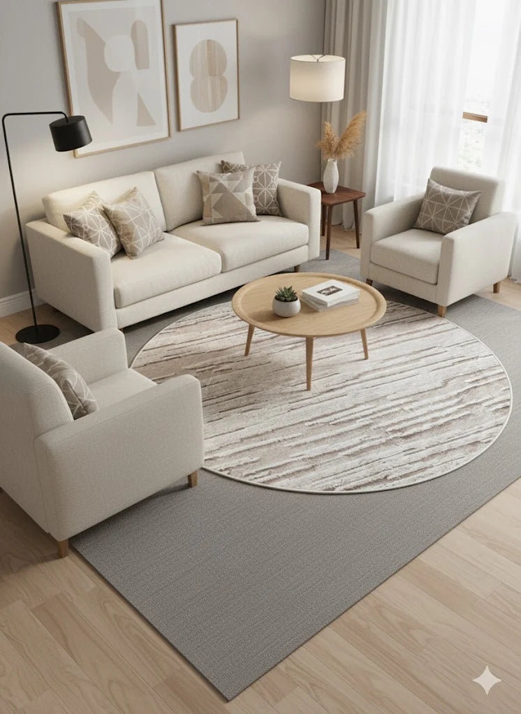6ft Round Area Rug