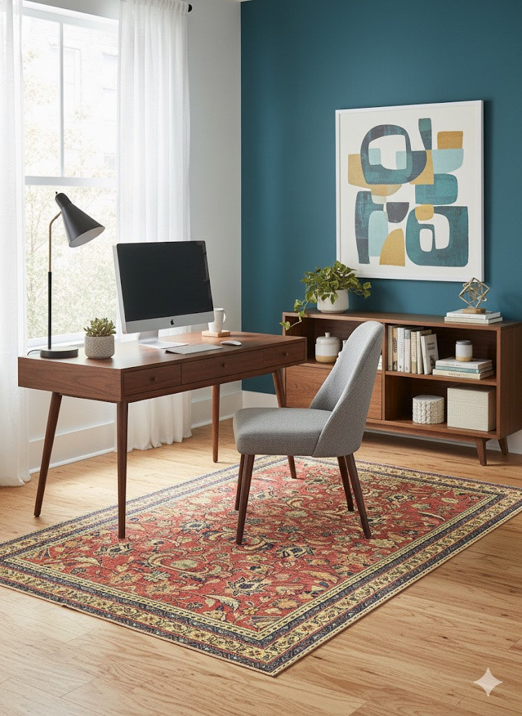 6' x 9' Washable Area Rug